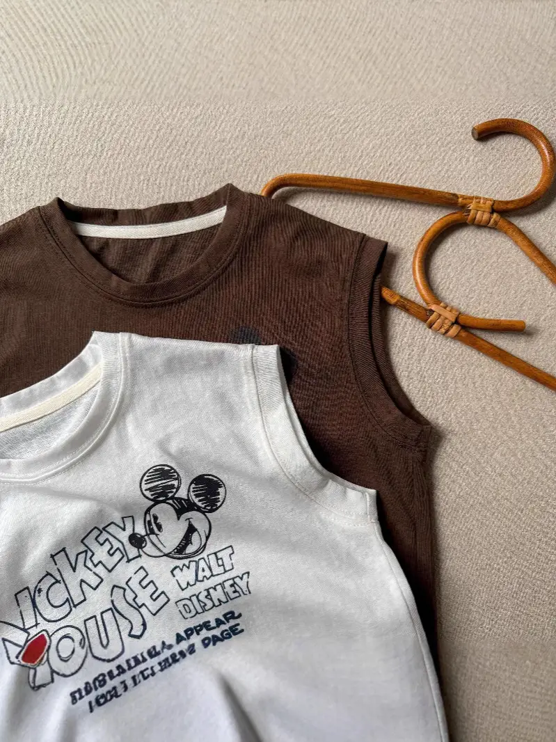 2025 Summer Cotton T-Shirt Set for Boys Girls Letter Print Casual Wear - Image 4