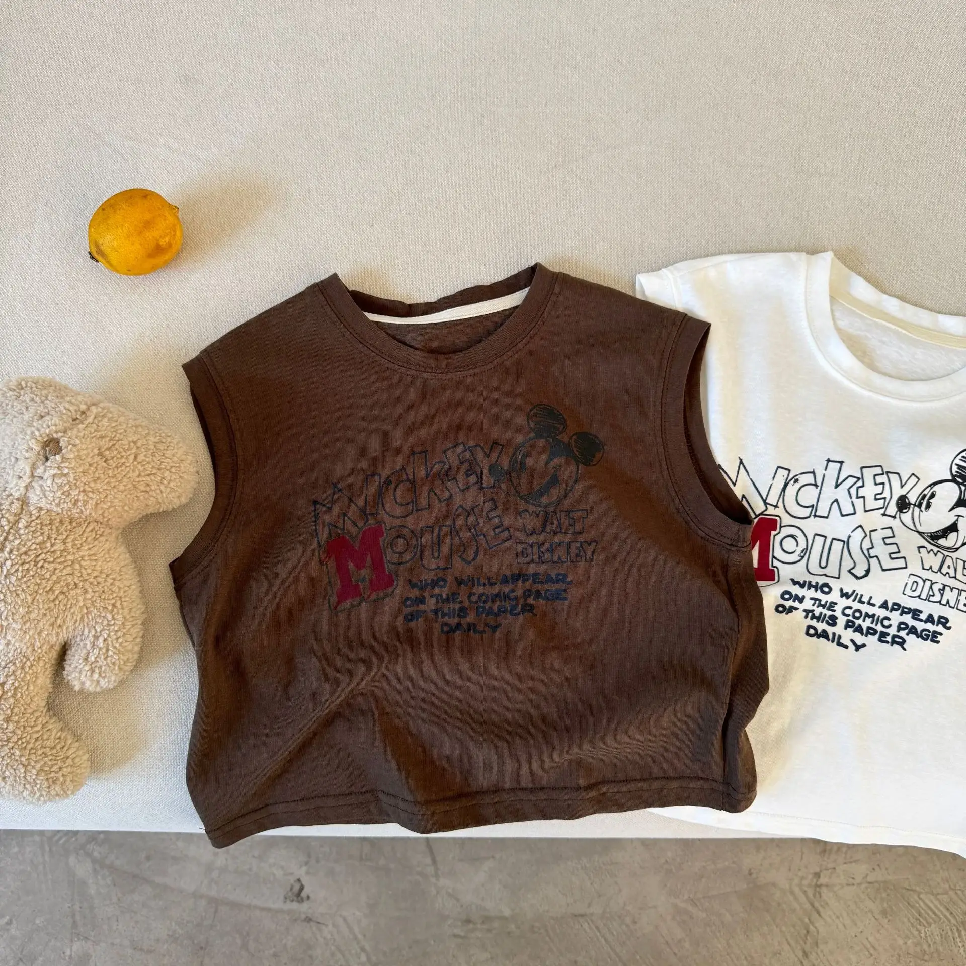 2025 Summer Cotton T-Shirt Set for Boys Girls Letter Print Casual Wear — feature 3