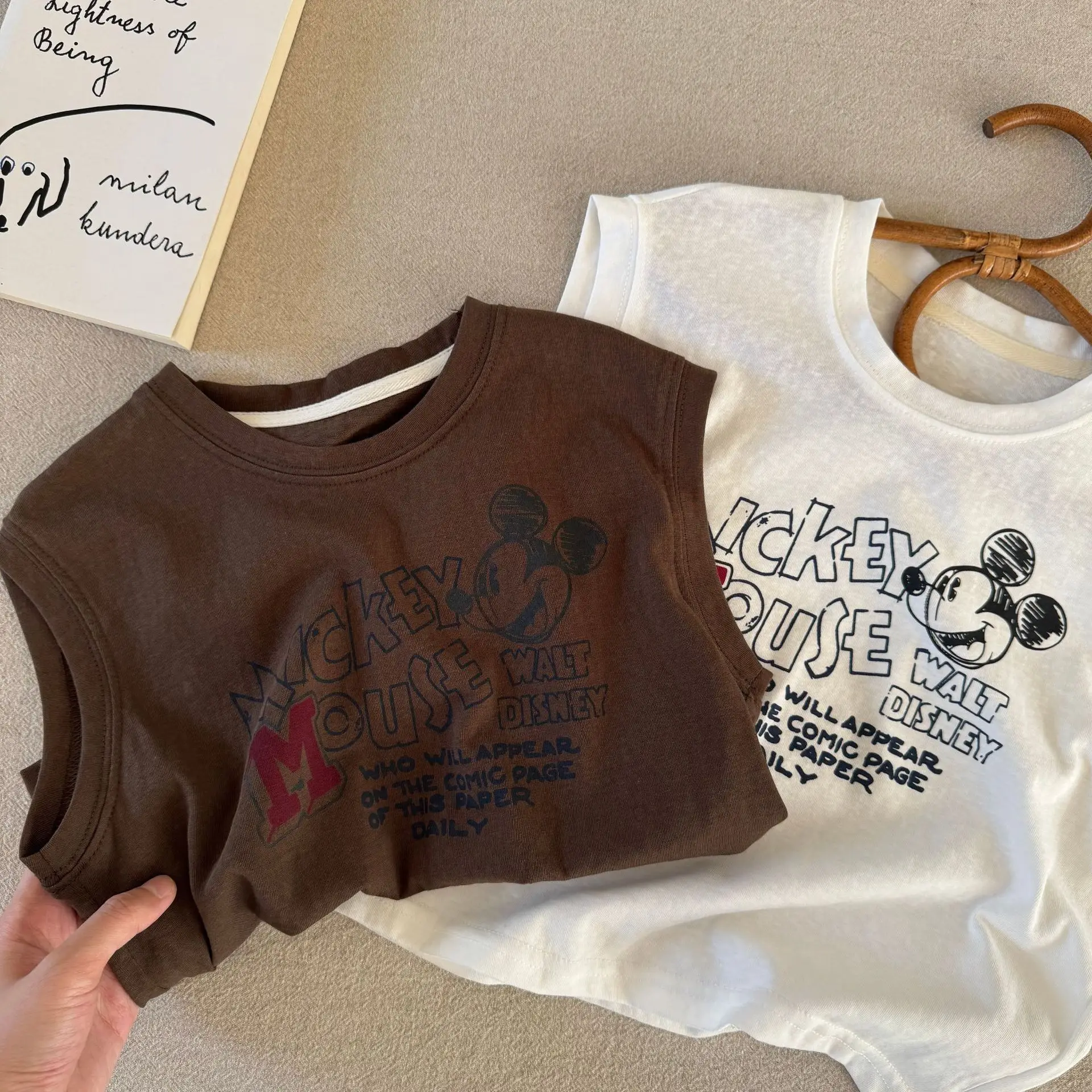 2025 Summer Cotton T-Shirt Set for Boys Girls Letter Print Casual Wear — feature 5