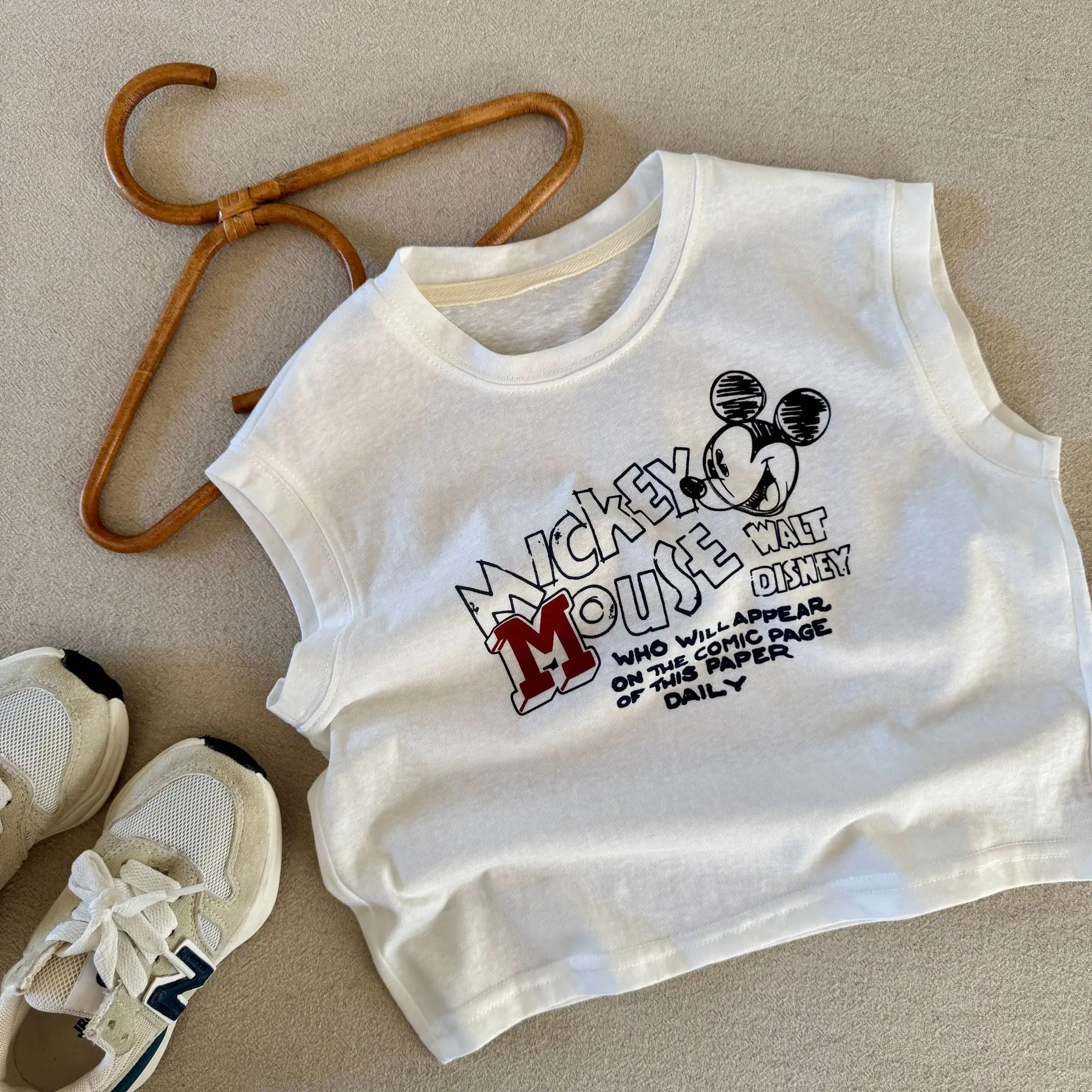 2025 Summer Cotton T-Shirt Set for Boys Girls Letter Print Casual Wear — feature 6