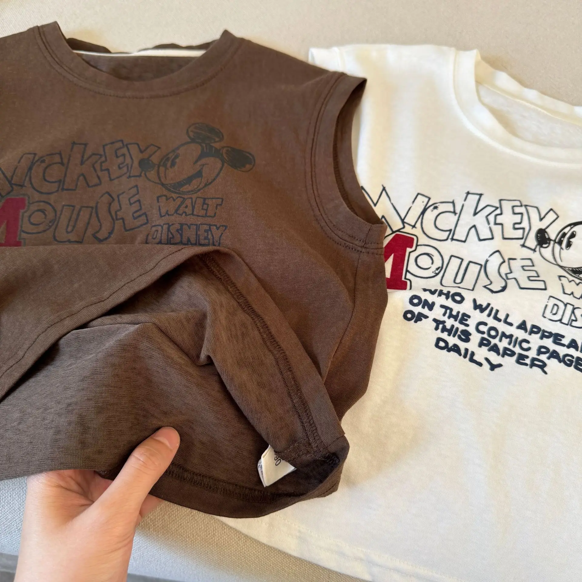 2025 Summer Cotton T-Shirt Set for Boys Girls Letter Print Casual Wear — feature 9