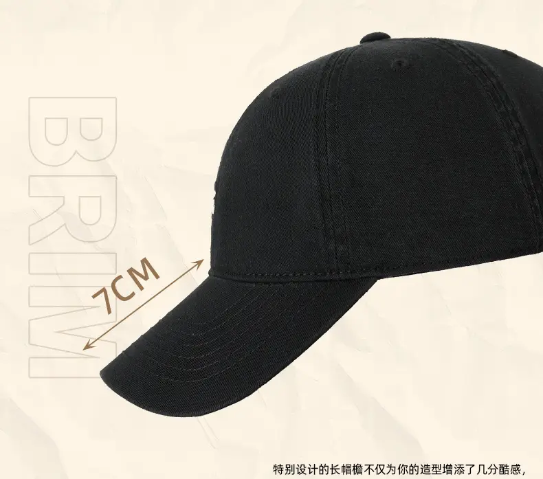 Black Korean Baseball Cap SF Logo 48h Delivery — feature 22