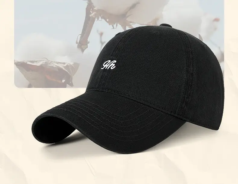 Black Korean Baseball Cap SF Logo 48h Delivery — feature 25