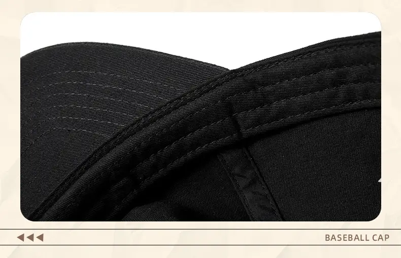 Black Korean Baseball Cap SF Logo 48h Delivery — feature 29
