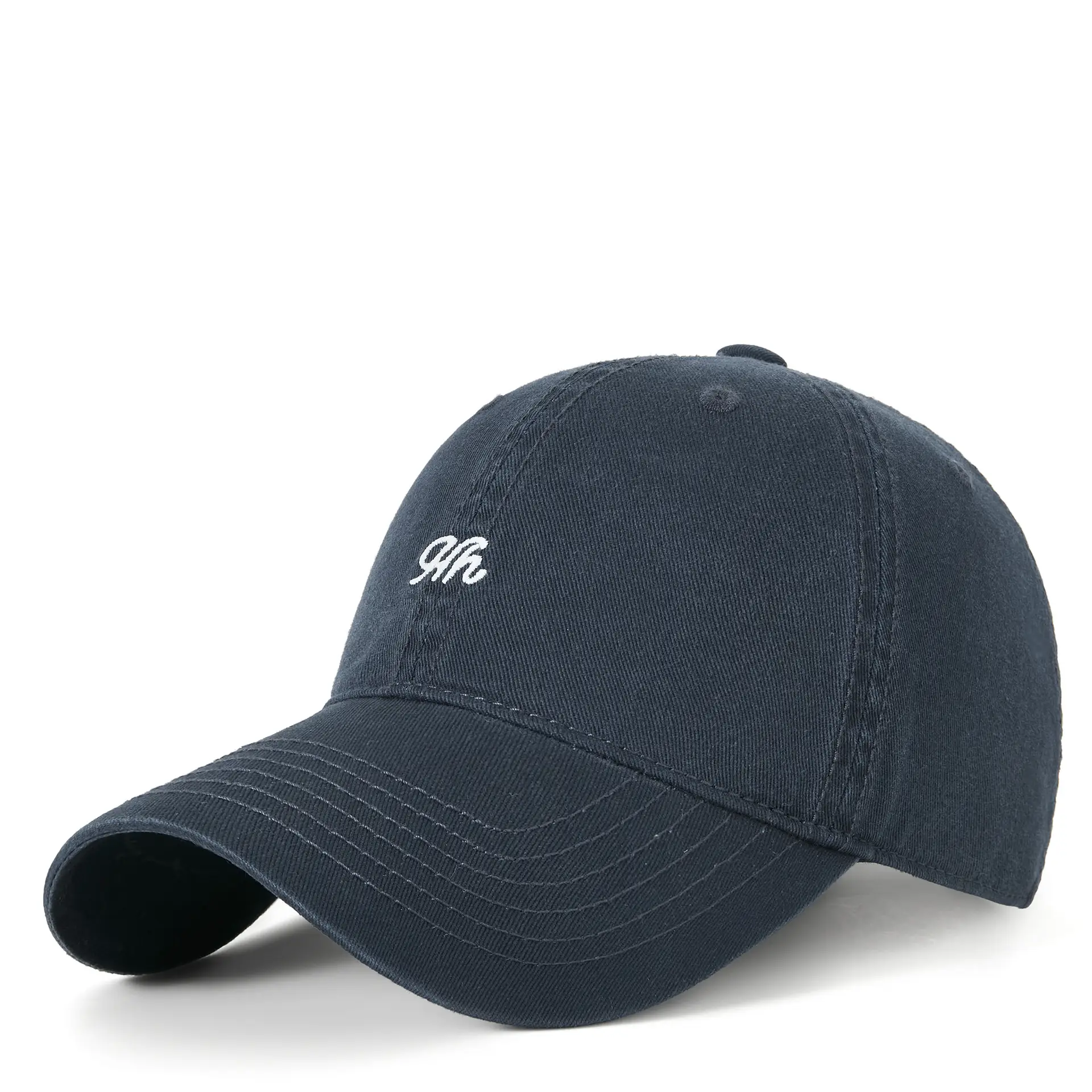 Black Korean Baseball Cap SF Logo 48h Delivery