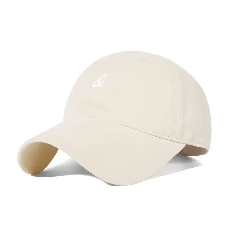 Women Pink Cotton Baseball Cap with Butterfly Logo - Image 2