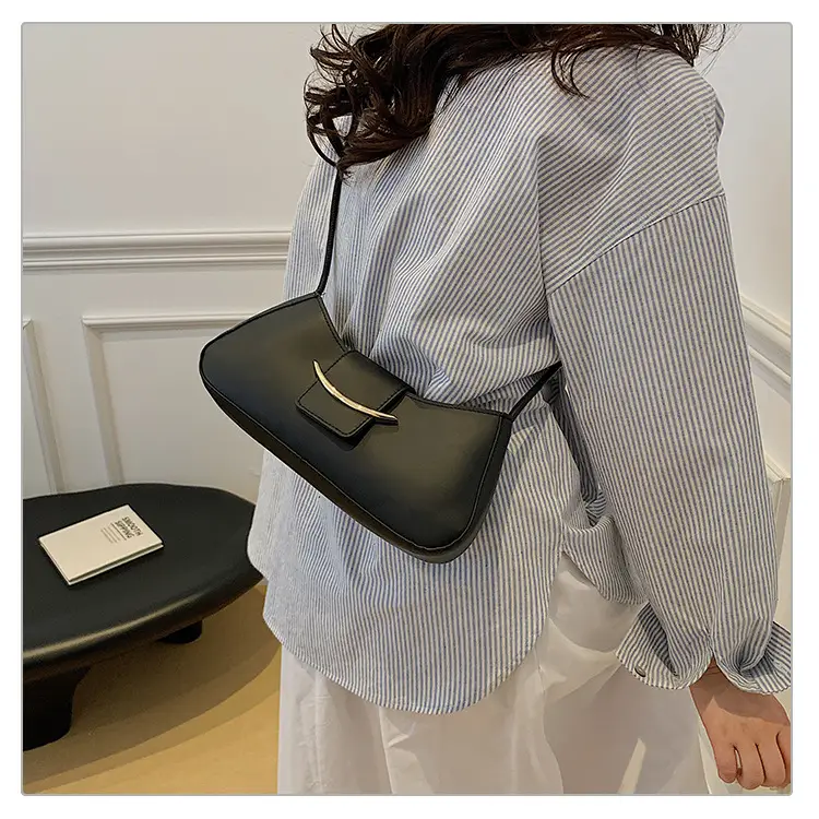 Black French Style Crossbody Bag for Women — feature 20