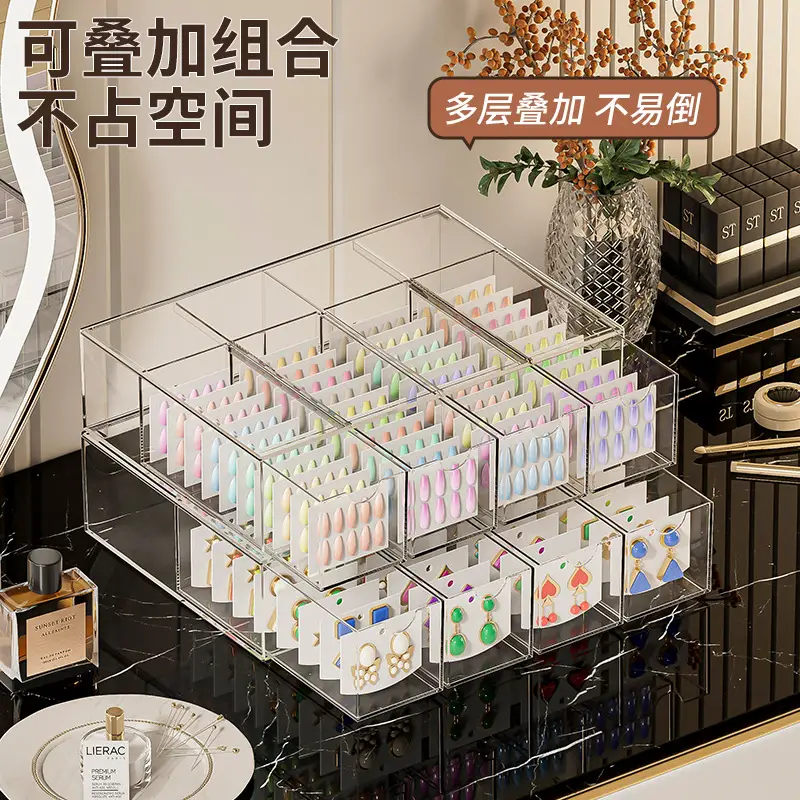 Transparent Multi-Layer Makeup Brush & Lipstick Storage Box - Image 8