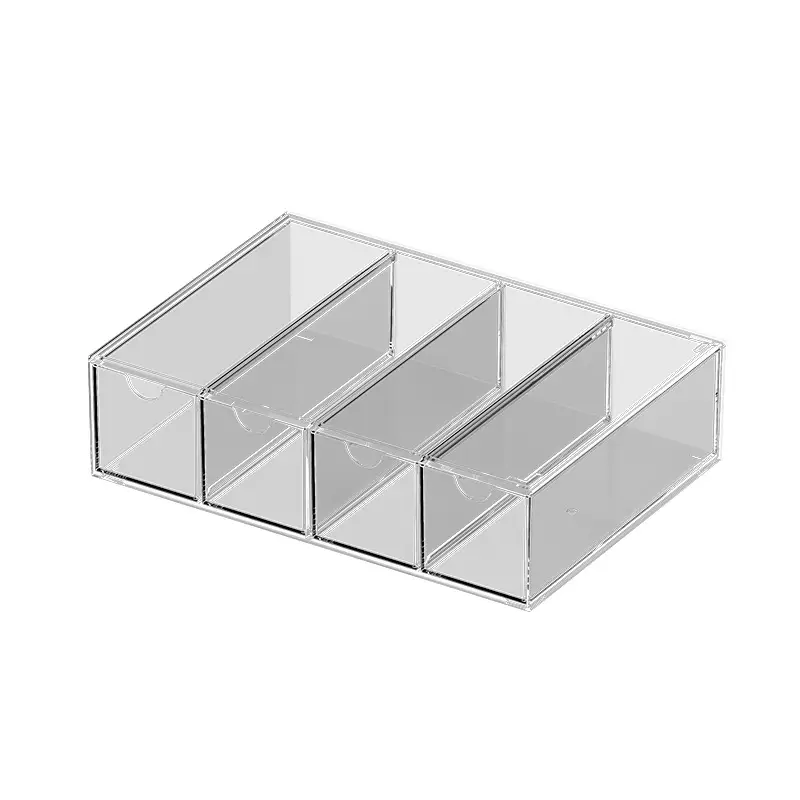 Transparent Multi-Layer Makeup Brush & Lipstick Storage Box - Image 11