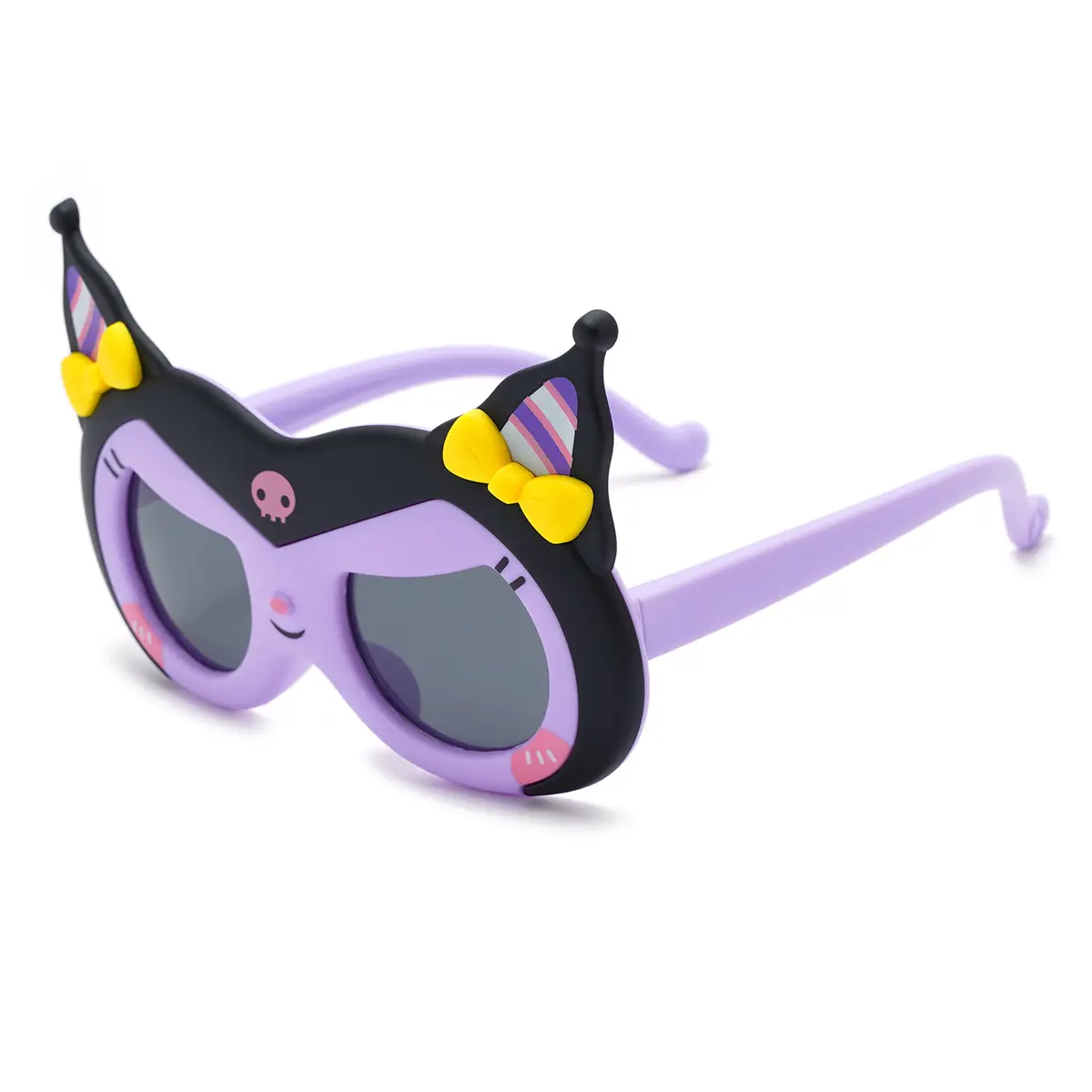 Kids Cartoon Sunscreen Sunglasses Purple Black - Image 7
