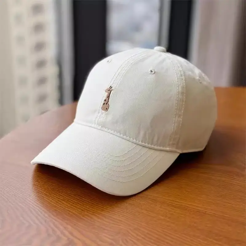 Women Face-Slimming Duckbill Cap Brown Summer Sunshade - Image 11
