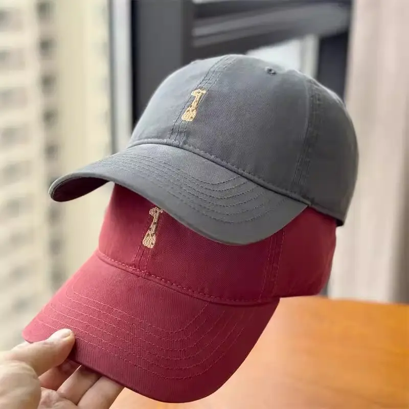 Women Face-Slimming Duckbill Cap Brown Summer Sunshade — feature 2