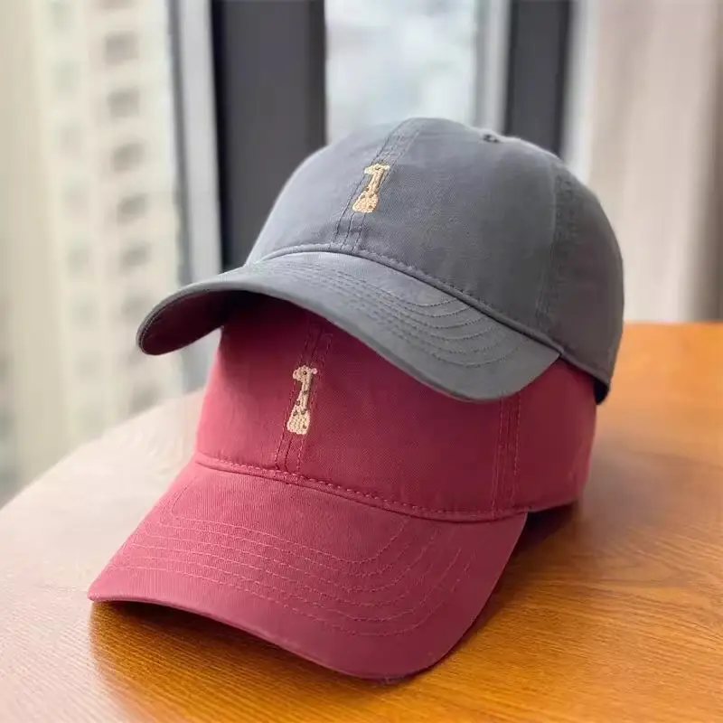 Women Face-Slimming Duckbill Cap Brown Summer Sunshade — feature 3