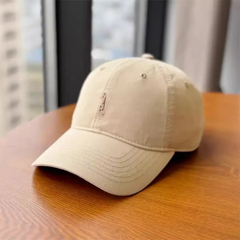 Women Face-Slimming Duckbill Cap Brown Summer Sunshade - Image 3