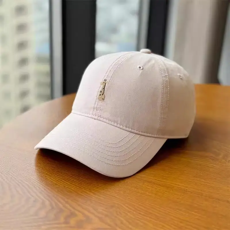 Women Face-Slimming Duckbill Cap Brown Summer Sunshade - Image 4