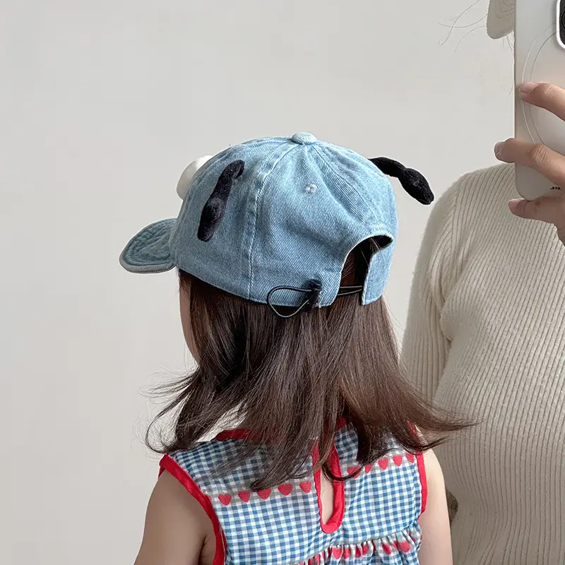 Baby Denim Cap with Cute Eyes Sun Hat — feature 5