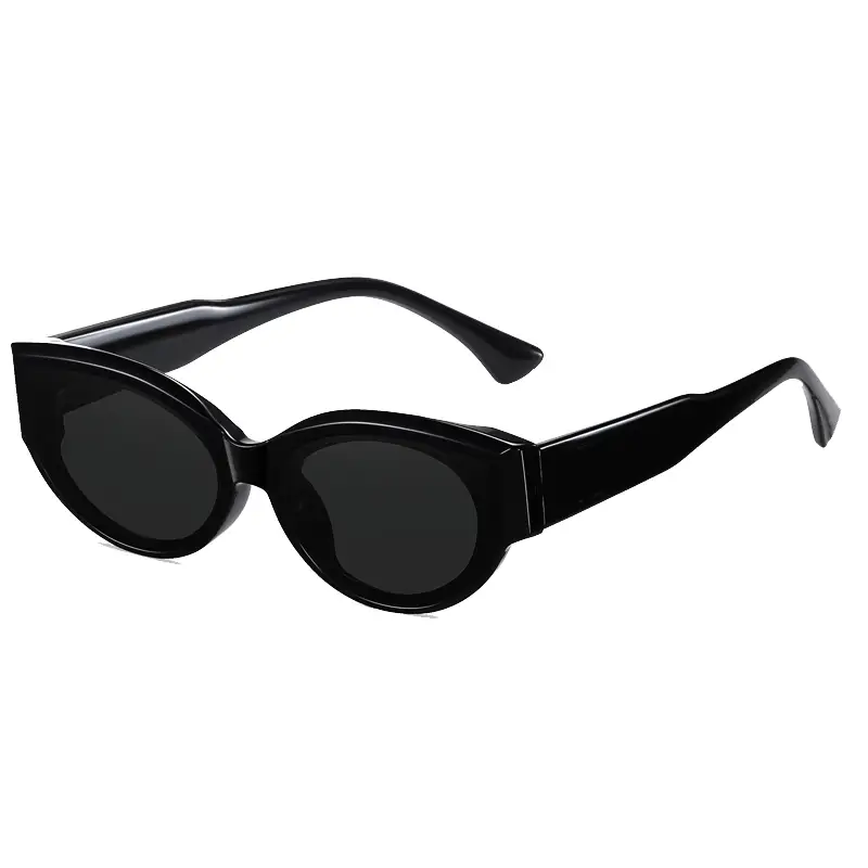 Women's Black Polarized UV Sunglasses Small Frame - Image 7