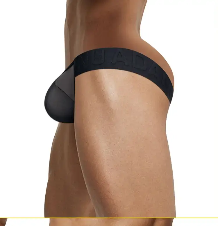 Men's Black Triangle Belt Transparent Underwear — feature 16