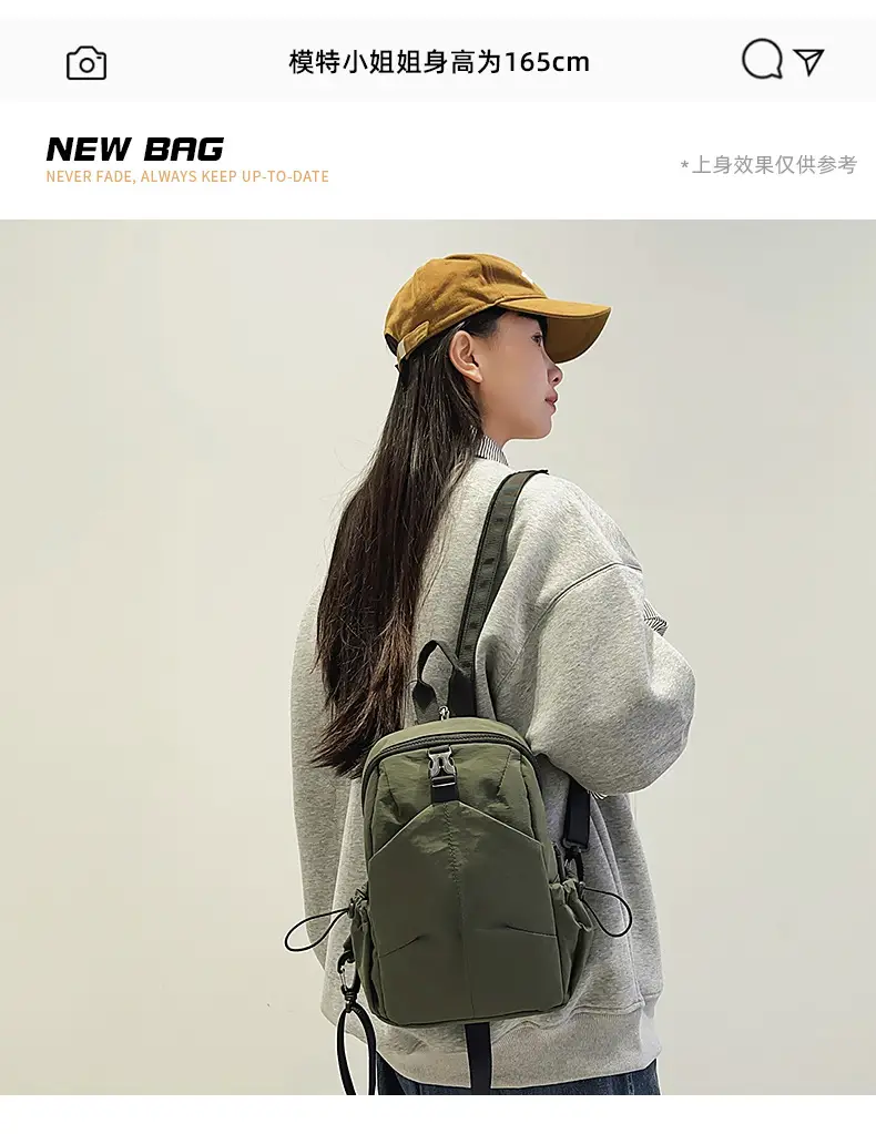 Black Casual Crossbody Backpack for Women 2025 — feature 6