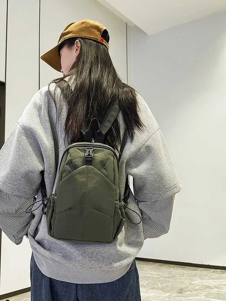 Black Casual Crossbody Backpack for Women 2025 - Image 3