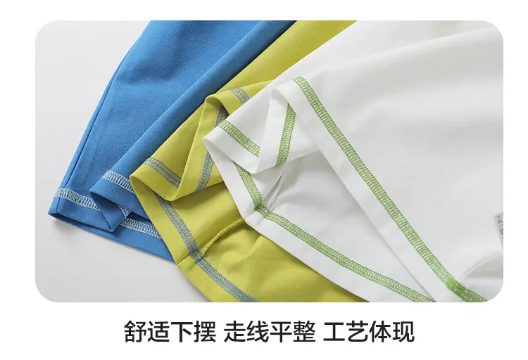 Toddler T-Shirt White Green Summer Cool Short Sleeve — feature 17
