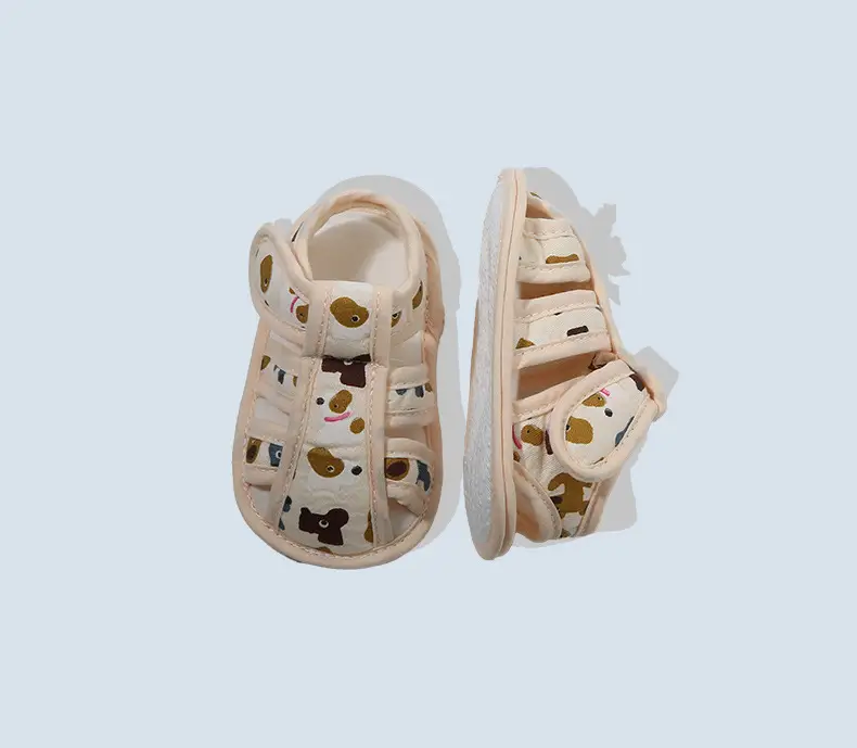 Summer Baby Sandals Baby Shoes Soft Sole Front Shoes Small Month Cloth Shoes 0-1 Year Old Baby Toddler Shoes Men 6 — feature 22