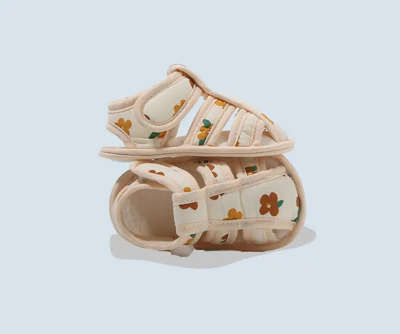 Summer Baby Sandals Baby Shoes Soft Sole Front Shoes Small Month Cloth Shoes 0-1 Year Old Baby Toddler Shoes Men 6 — feature 23