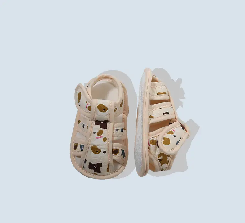 Summer Baby Sandals Baby Shoes Soft Sole Front Shoes Small Month Cloth Shoes 0-1 Year Old Baby Toddler Shoes Men 6 — feature 25