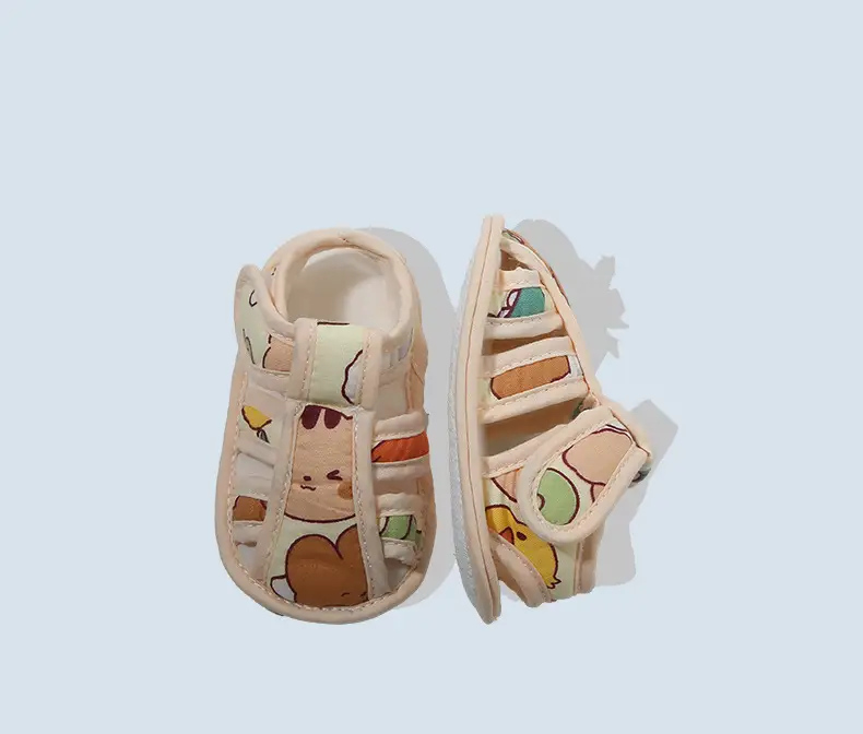 Summer Baby Sandals Baby Shoes Soft Sole Front Shoes Small Month Cloth Shoes 0-1 Year Old Baby Toddler Shoes Men 6 — feature 28