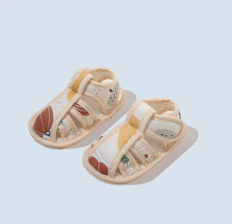 Summer Baby Sandals Baby Shoes Soft Sole Front Shoes Small Month Cloth Shoes 0-1 Year Old Baby Toddler Shoes Men 6 — feature 30