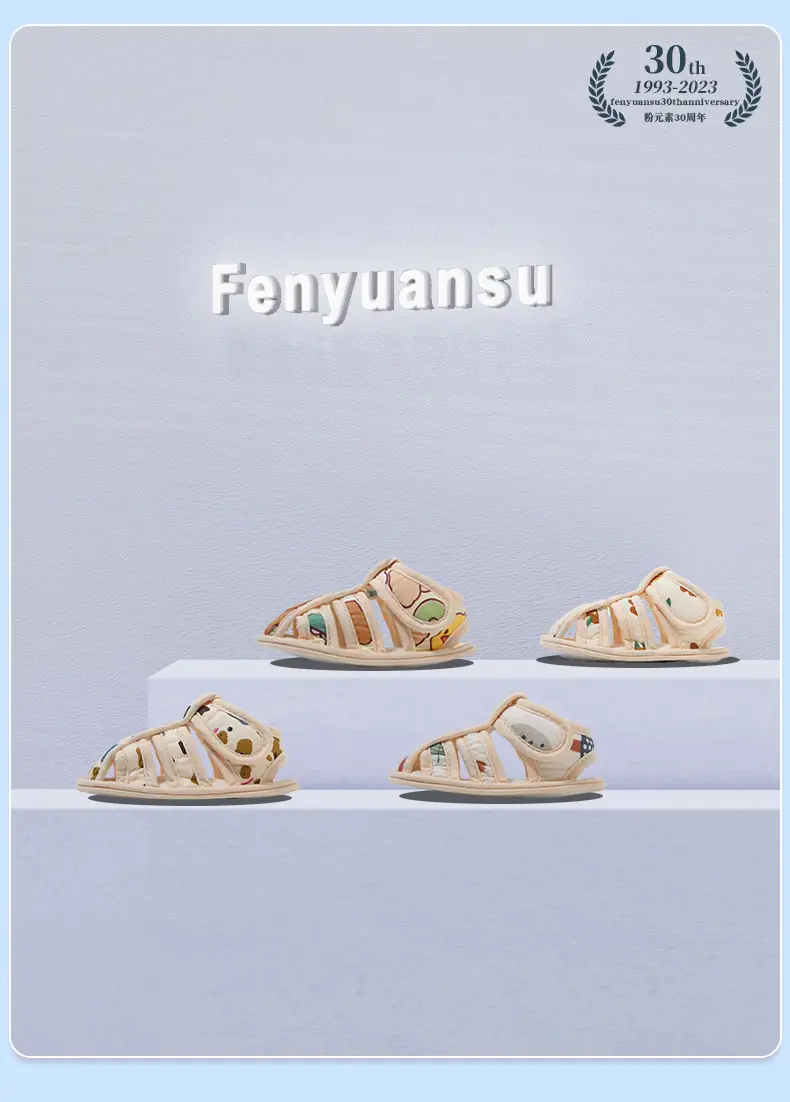 Summer Baby Sandals Baby Shoes Soft Sole Front Shoes Small Month Cloth Shoes 0-1 Year Old Baby Toddler Shoes Men 6 — feature 7