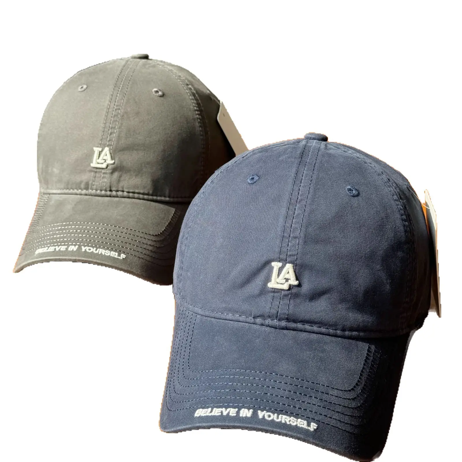 Women's Blue Baseball Cap with "BELIEVE IN YOURSELF" Embroidery - Image 14