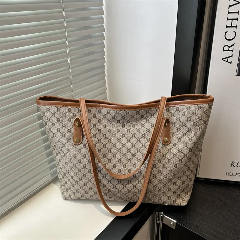 Vintage Print Tote Bag for Women 2025 New - Image 6