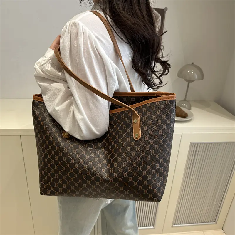 Vintage Print Tote Bag for Women 2025 New - Image 7