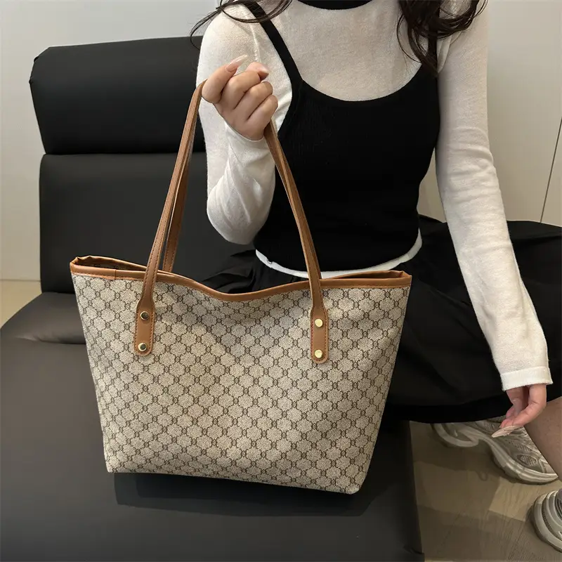 Vintage Print Tote Bag for Women 2025 New - Image 8