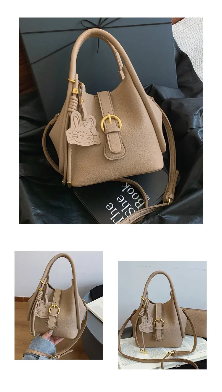 Light Luxury Women's 2-Piece Handbag Set Beige — feature 24