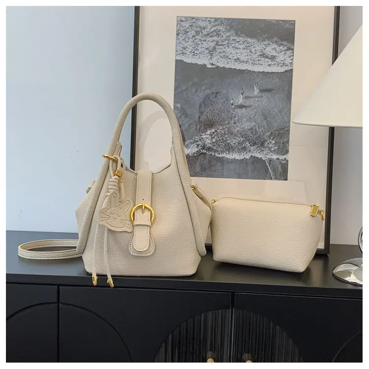 Light Luxury Women's 2-Piece Handbag Set Beige — feature 27