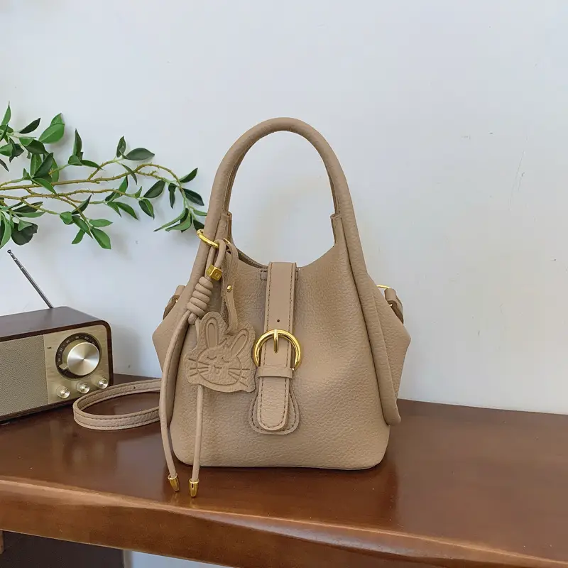 Light Luxury Women's 2-Piece Handbag Set Beige - Image 3