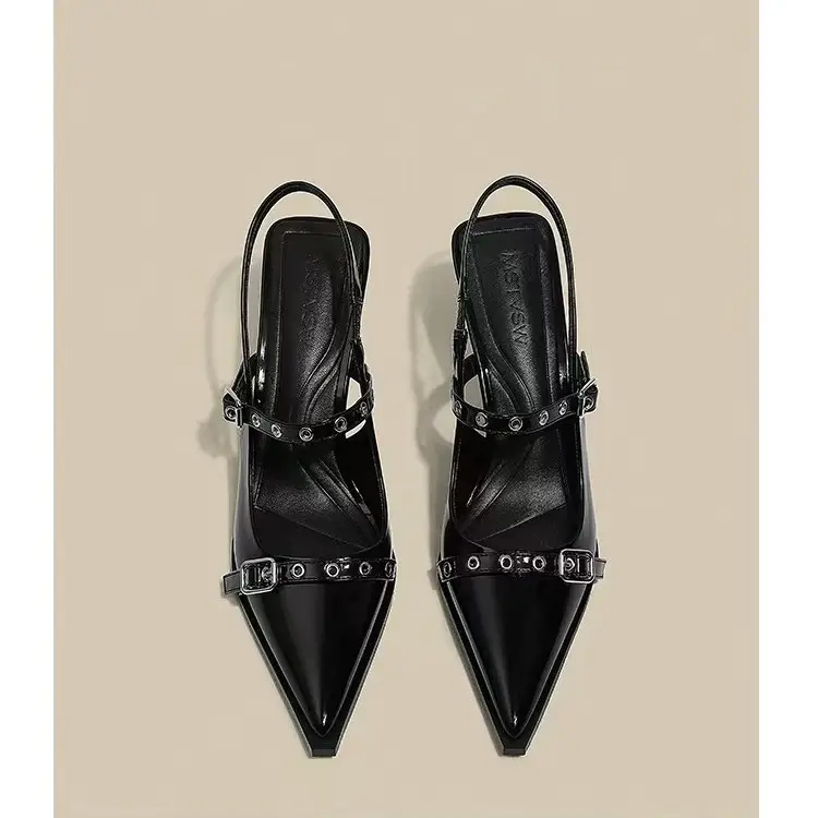 Black Pointed Stiletto Heels for Women 2025 - Image 6