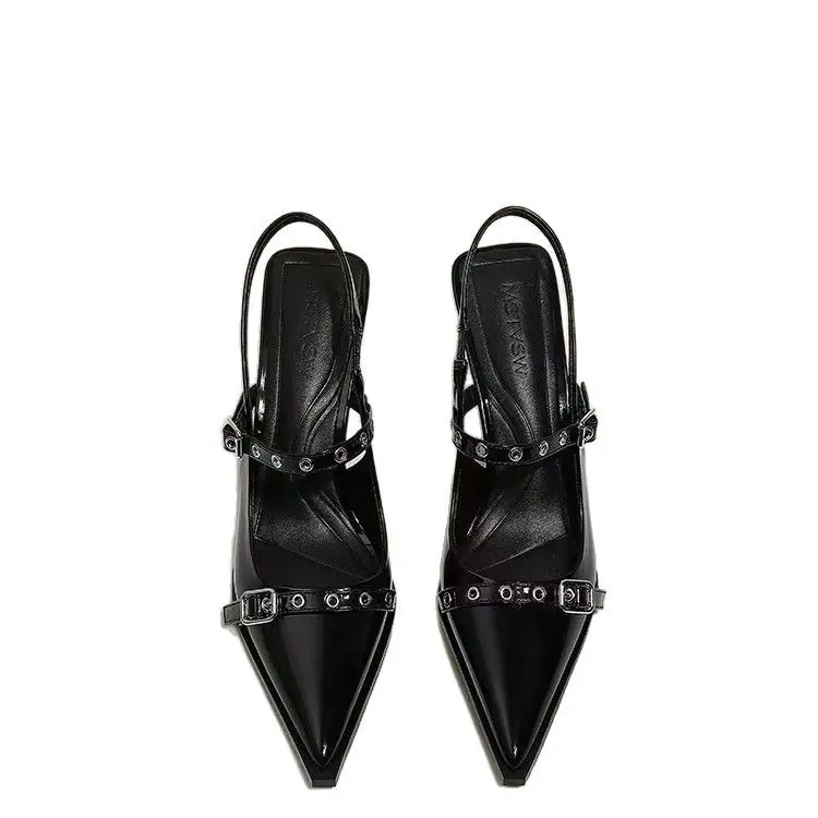 Black Pointed Stiletto Heels for Women 2025 - Image 7