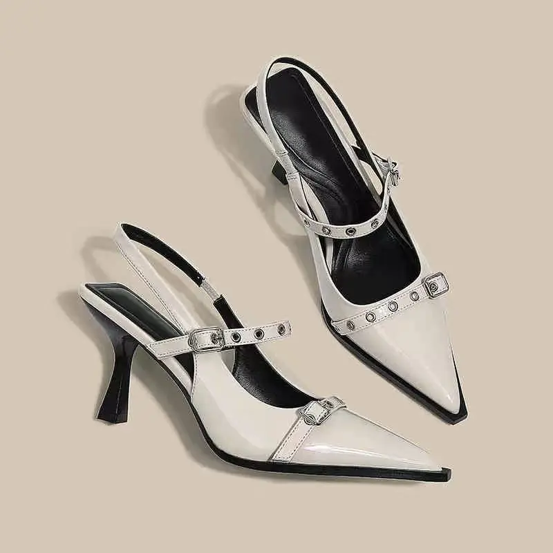 Black Pointed Stiletto Heels for Women 2025 - Image 2