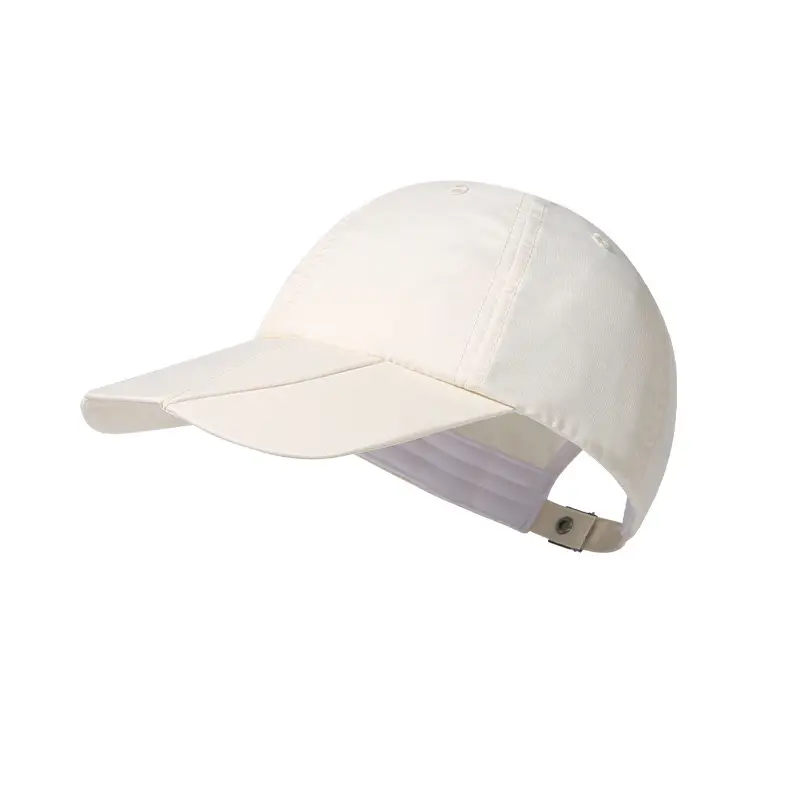 Women White UV400 Baseball Cap Sunscreen Cap - Image 8