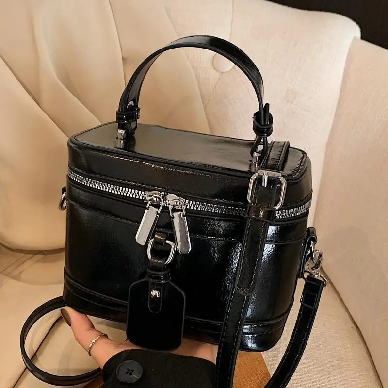 Black Women's Shoulder Crossbody Bag 2025 Summer - Image 5