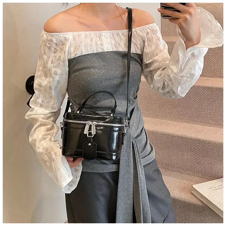 Black Women's Shoulder Crossbody Bag 2025 Summer — feature 10