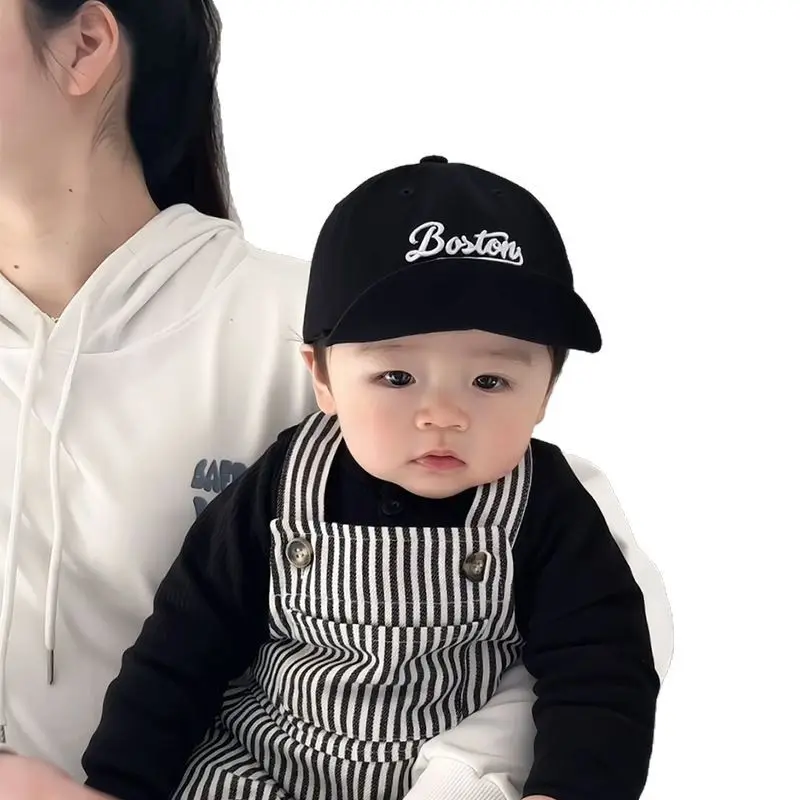 Baby's Black Baseball Cap with "Buster" Embroidery