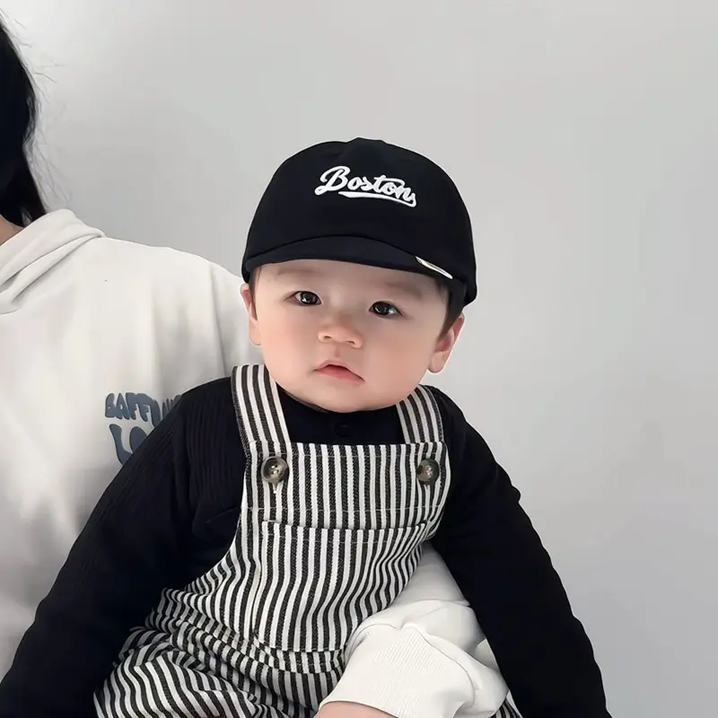 Baby's Black Baseball Cap with "Buster" Embroidery — feature 3