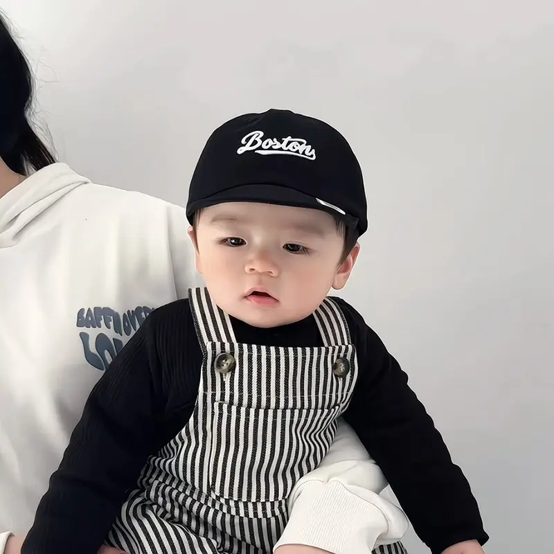 Baby's Black Baseball Cap with "Buster" Embroidery — feature 9