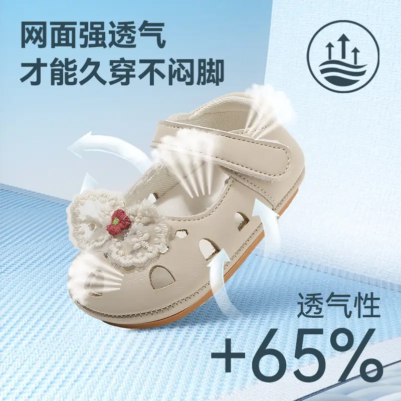 Princess Toddler Sandals 6-12 Months White
