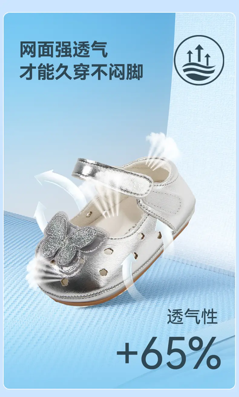 Princess Toddler Sandals Silver Bow 6-12M — feature 15