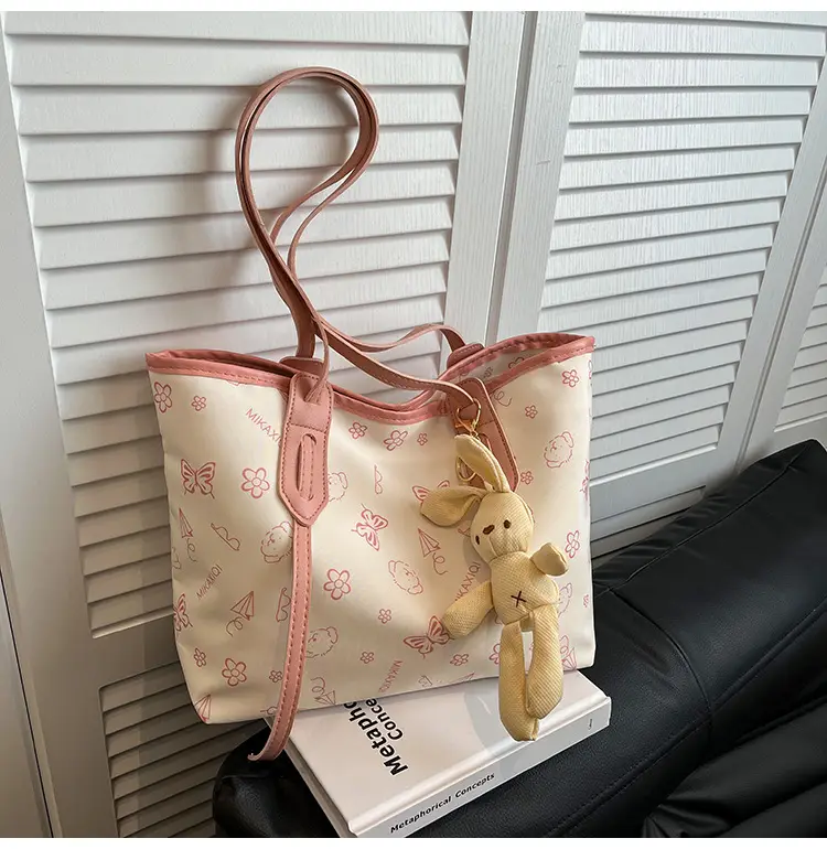 Women Printed Shoulder Bag with Teddy Bear — feature 19